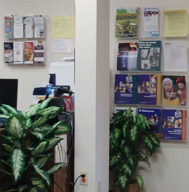 clinic-information-wall